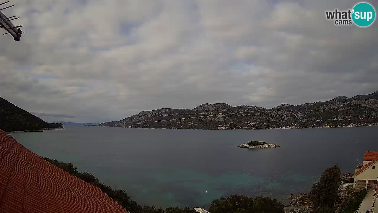 Korčula webcam en direct – Tri Žala Pelješac