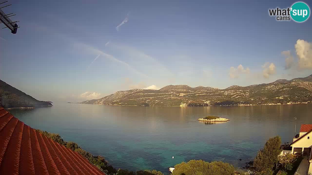 Korčula webcam en direct – Tri Žala Pelješac