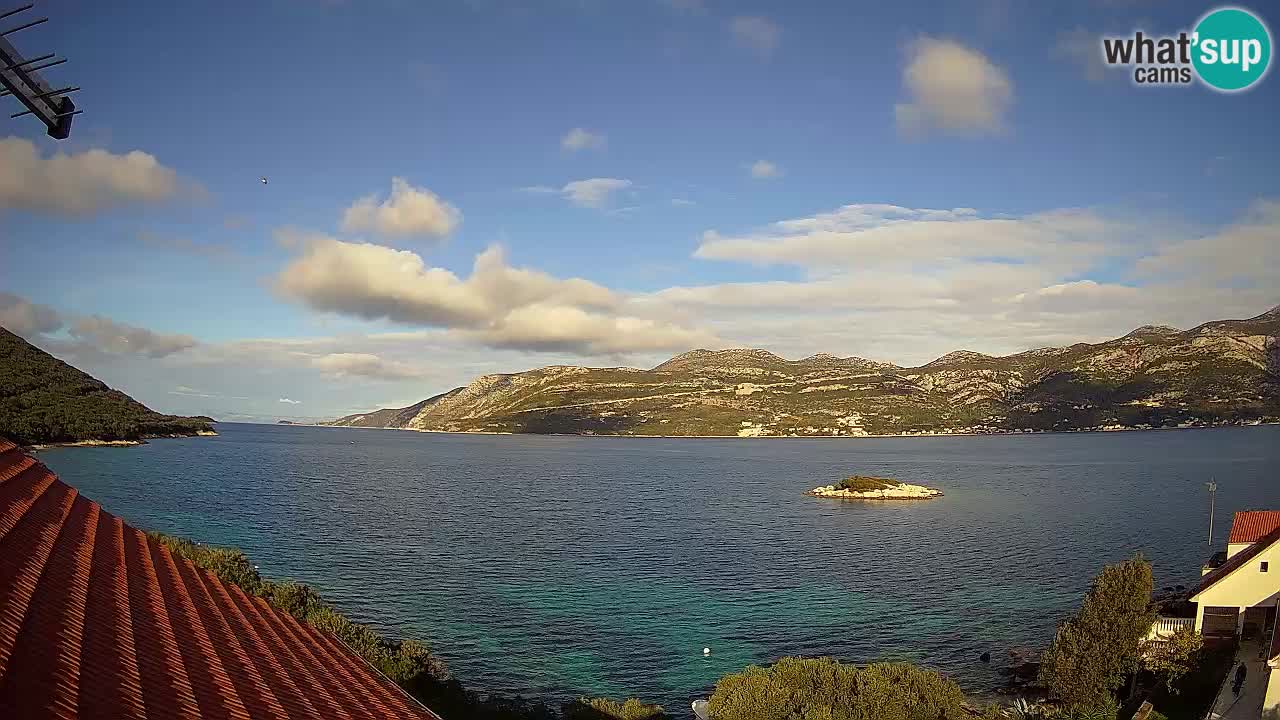 Korčula webcam en direct – Tri Žala Pelješac