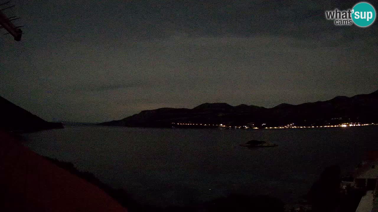 Live Korčula webcam – Tri Žala