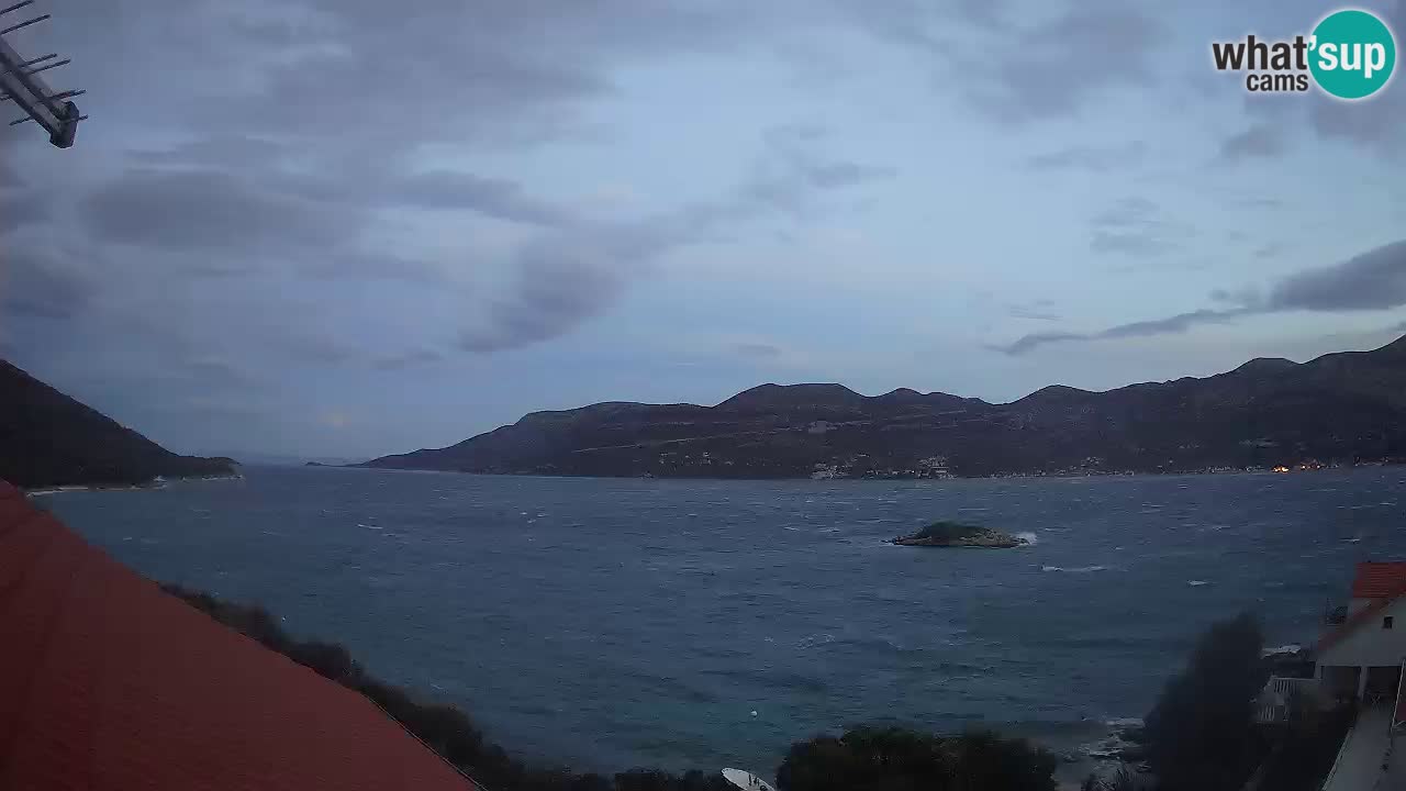 Live Korčula webcam – Tri Žala