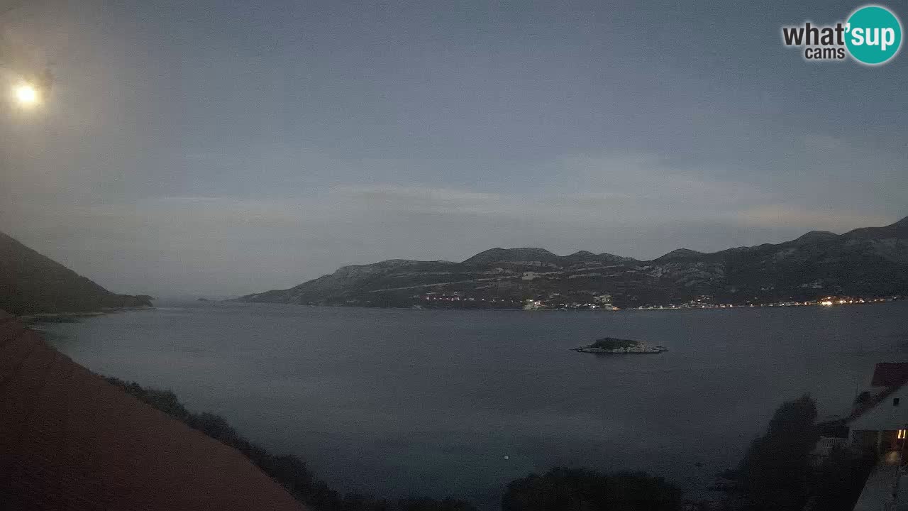 Live Korčula webcam – Tri Žala