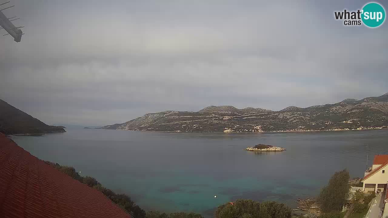 Live Korčula webcam – Tri Žala