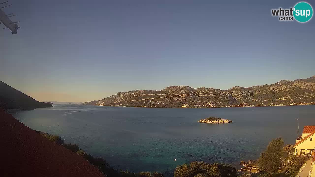 Korčula Web kamera Tri Žala