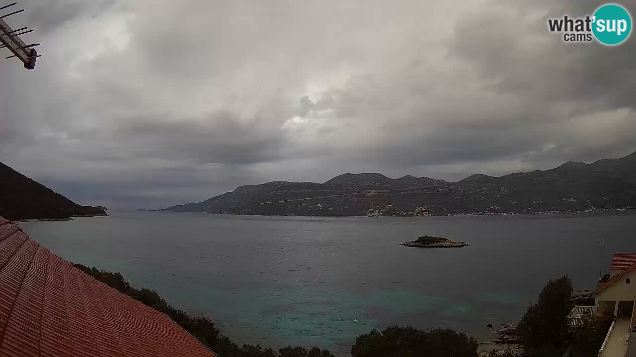 Korčula webcam en direct – Tri Žala Pelješac