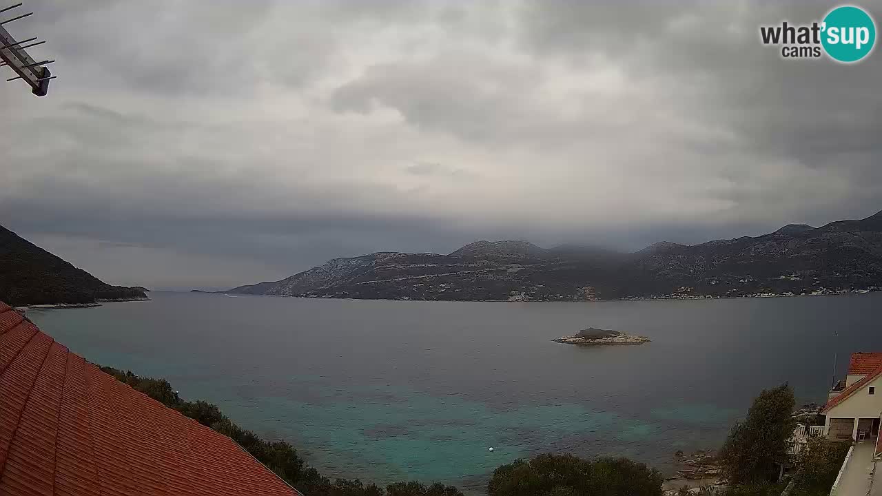 Live Korčula webcam – Tri Žala