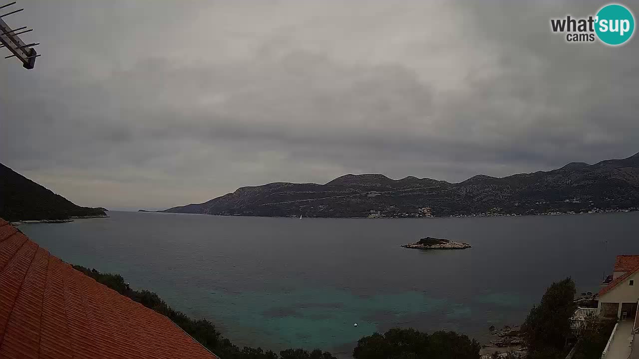 Live Korčula webcam – Tri Žala