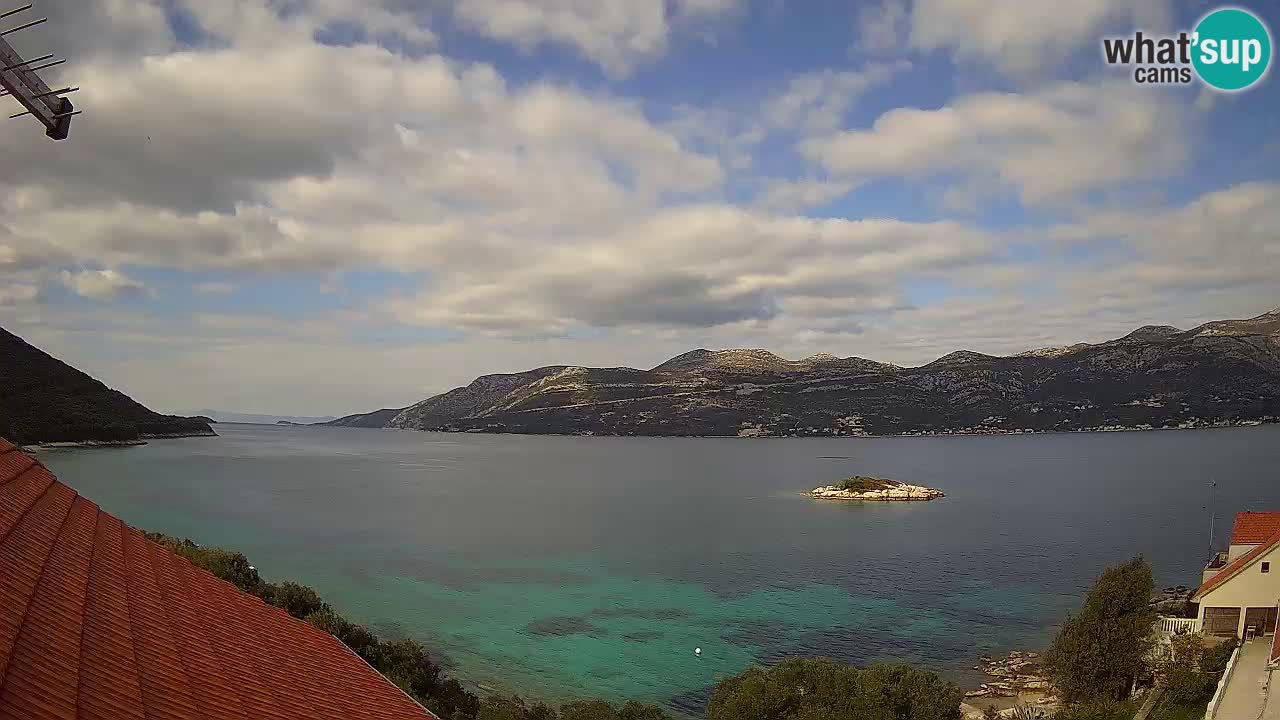 Live Korčula webcam – Tri Žala