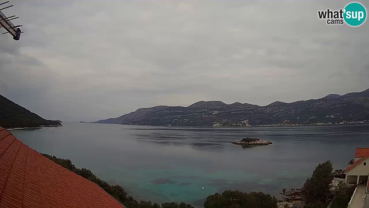 Korčula webcam en direct – Tri Žala Pelješac