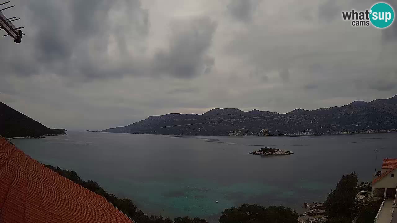 Live Korčula webcam – Tri Žala