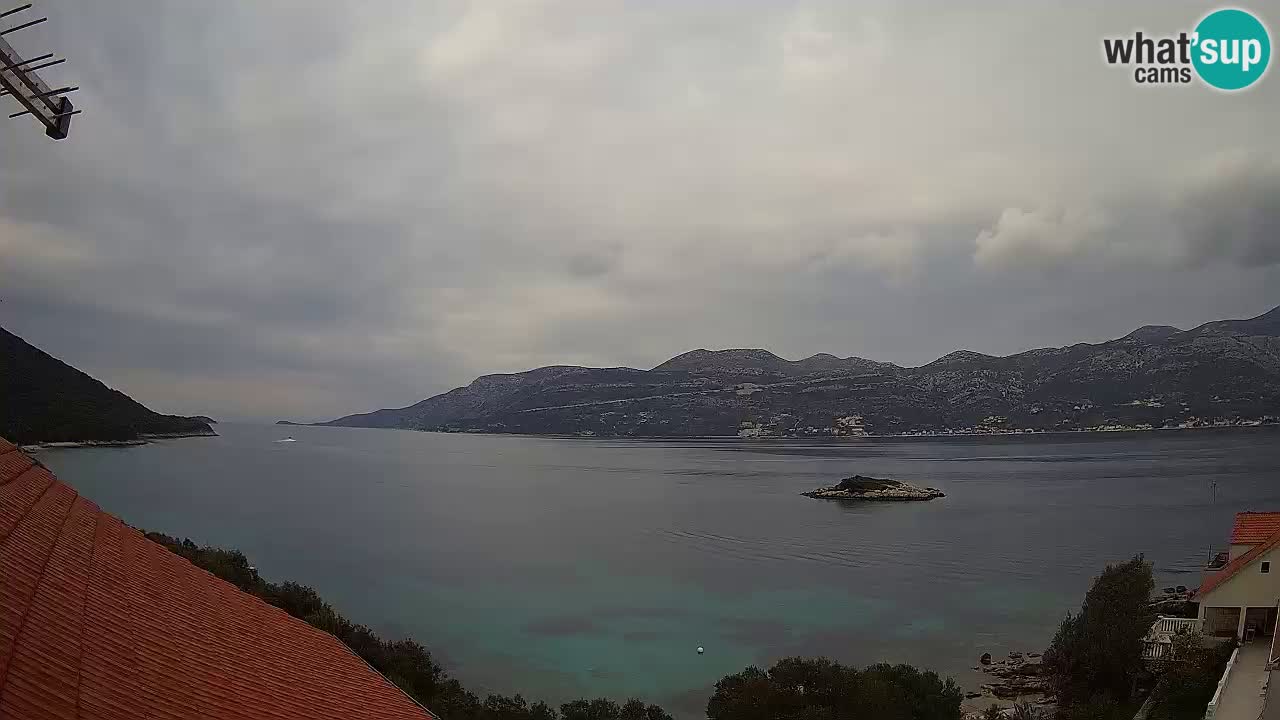 Live Korčula webcam – Tri Žala