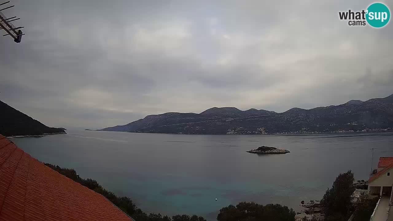 Live Korčula webcam – Tri Žala