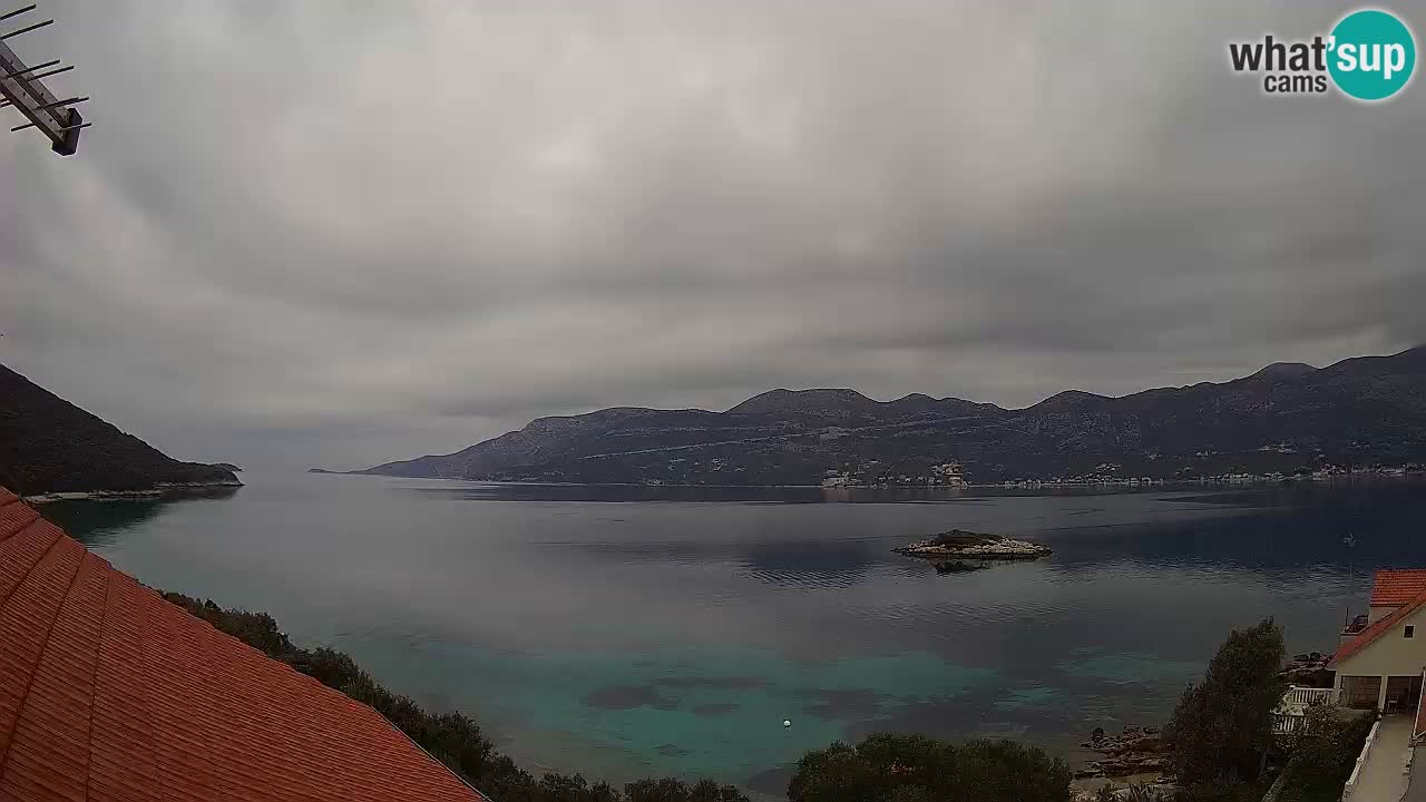 Live Korčula webcam – Tri Žala