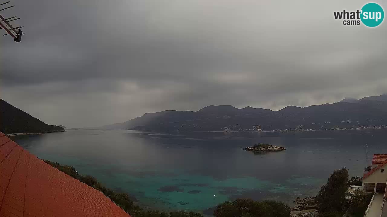 Live-Webcam Korčula Tri Žala – Pelješac