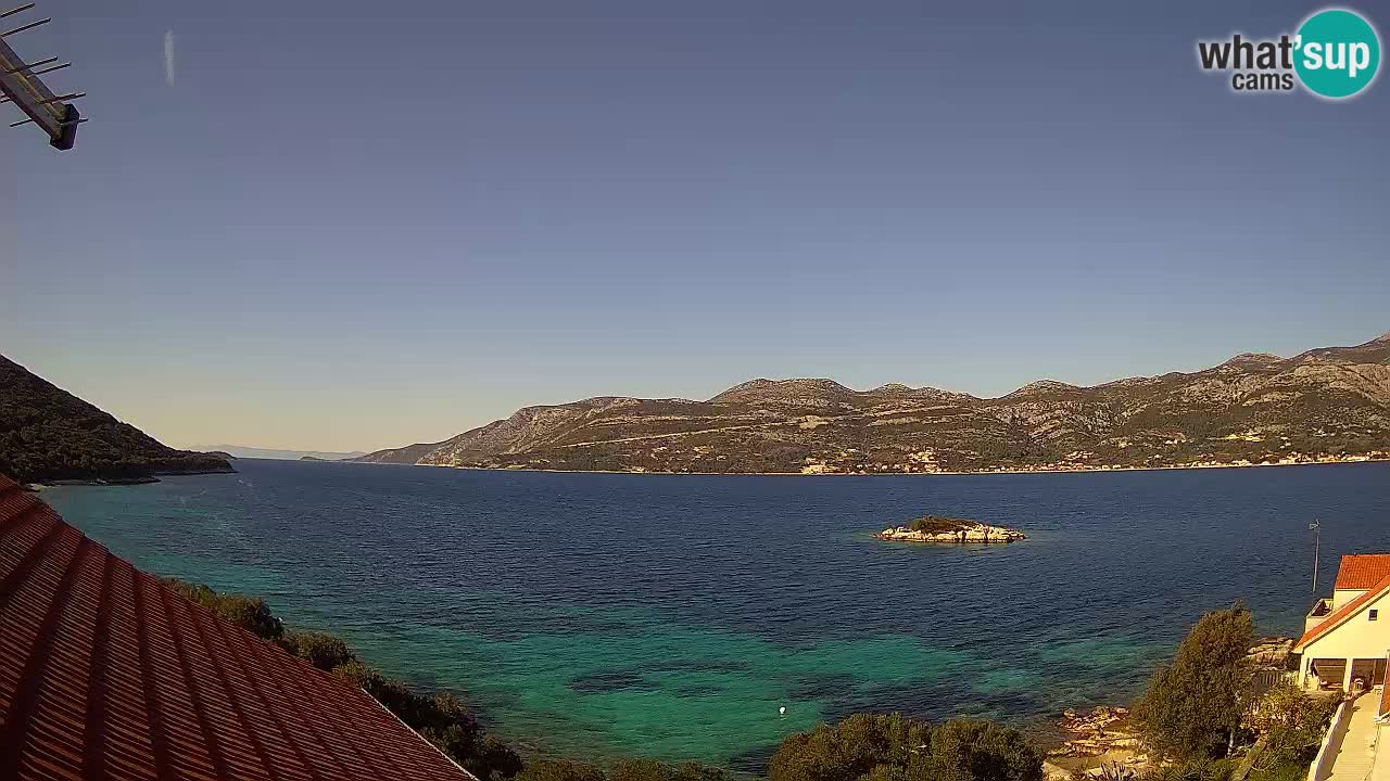 Live Korčula webcam – Tri Žala