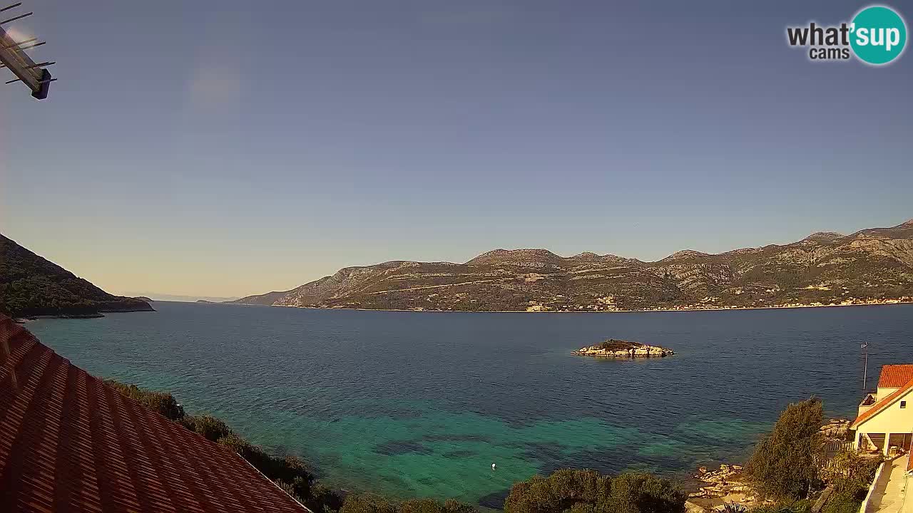 Korčula webcam en direct – Tri Žala Pelješac