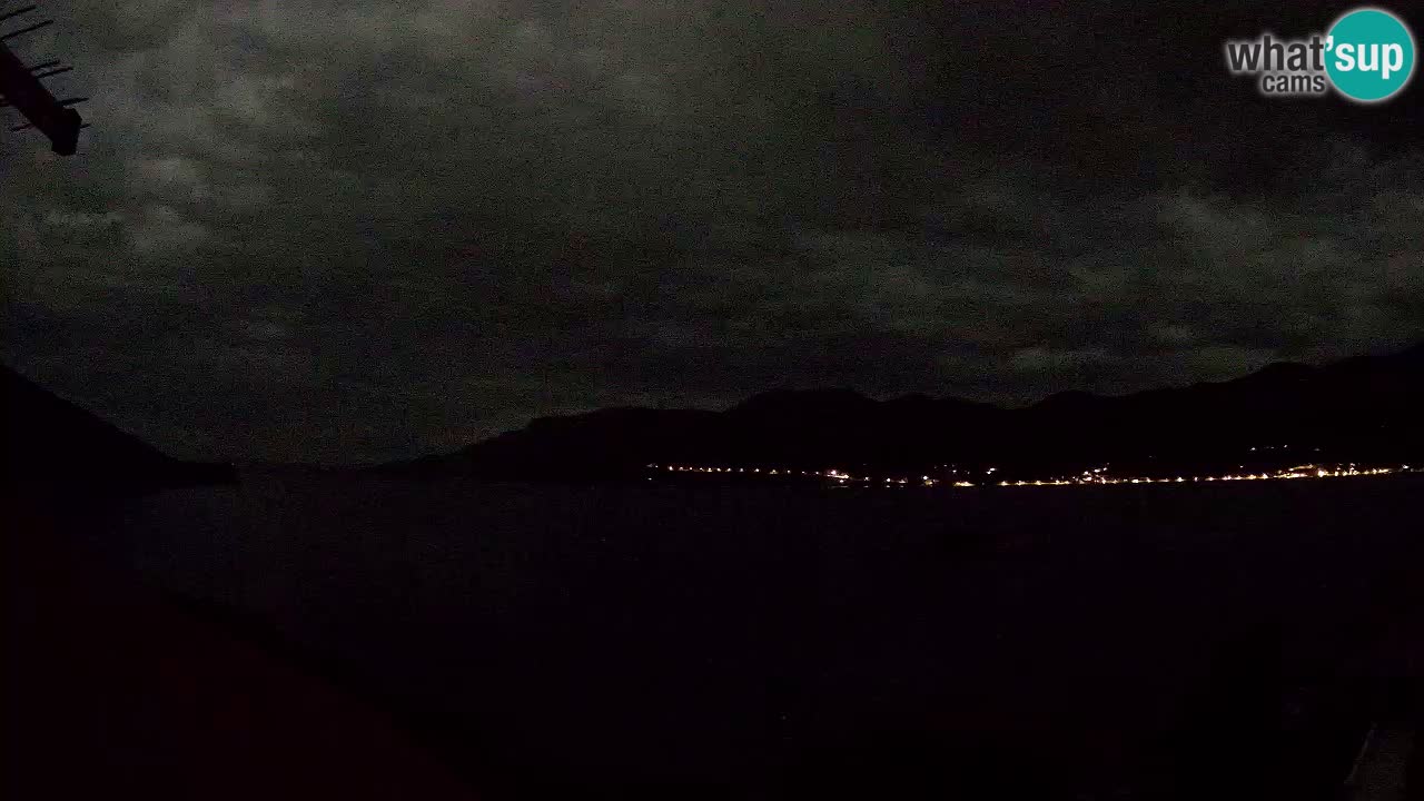 Korčula live webcam – Tri Žala panorama verso Pelješac