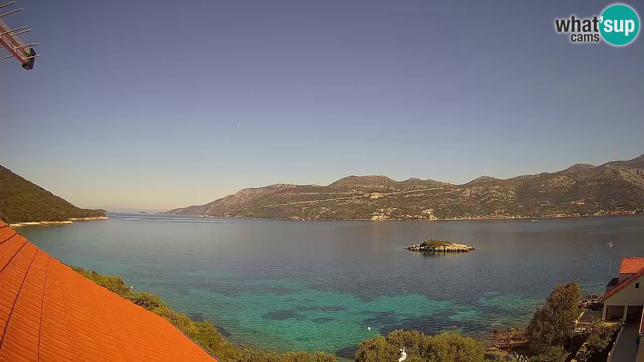 Live Korčula webcam – Tri Žala