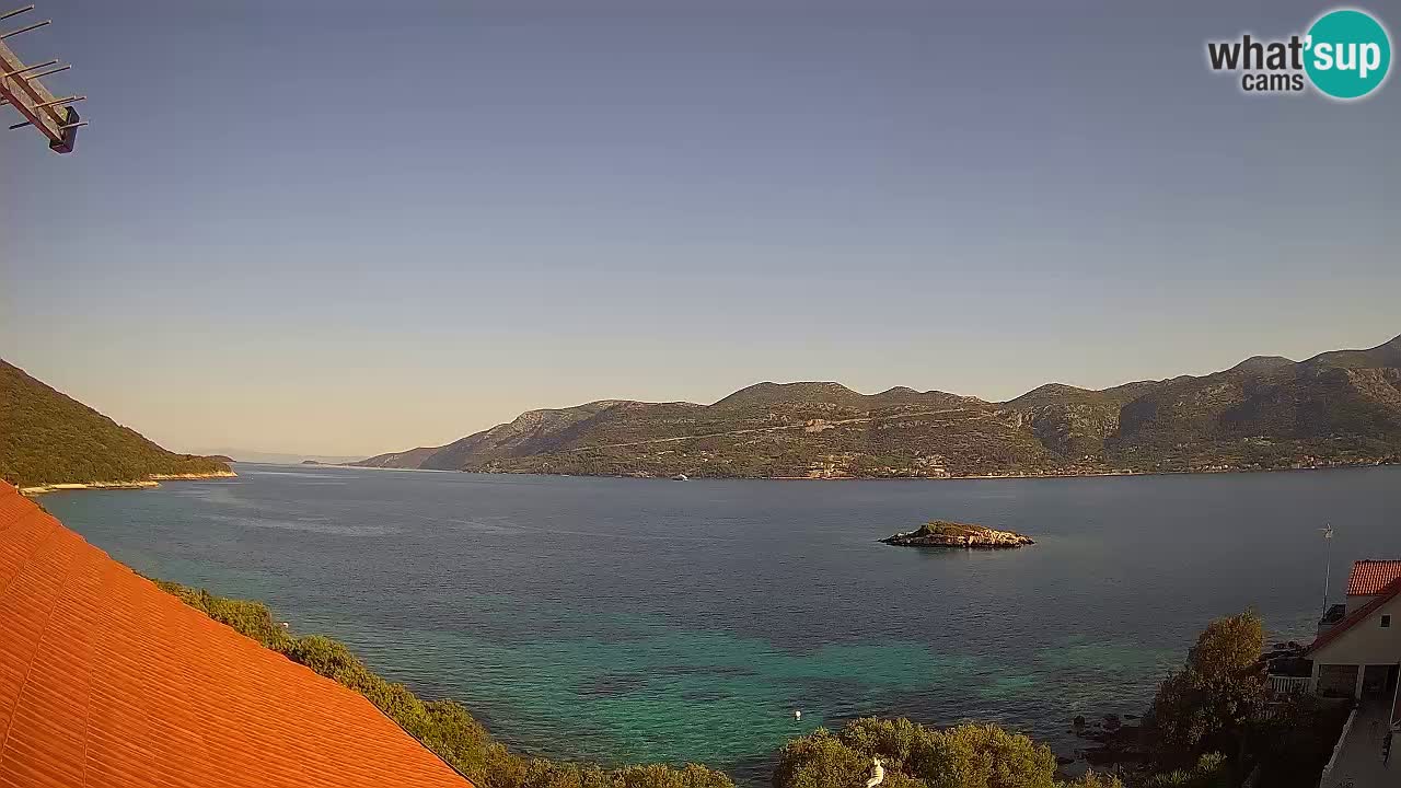 Korčula webcam en direct – Tri Žala Pelješac