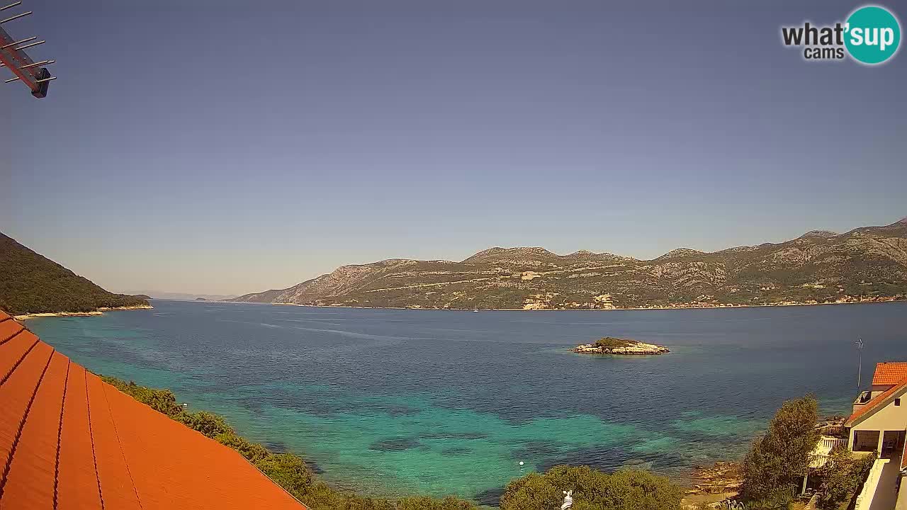 Korčula webcam en direct – Tri Žala Pelješac