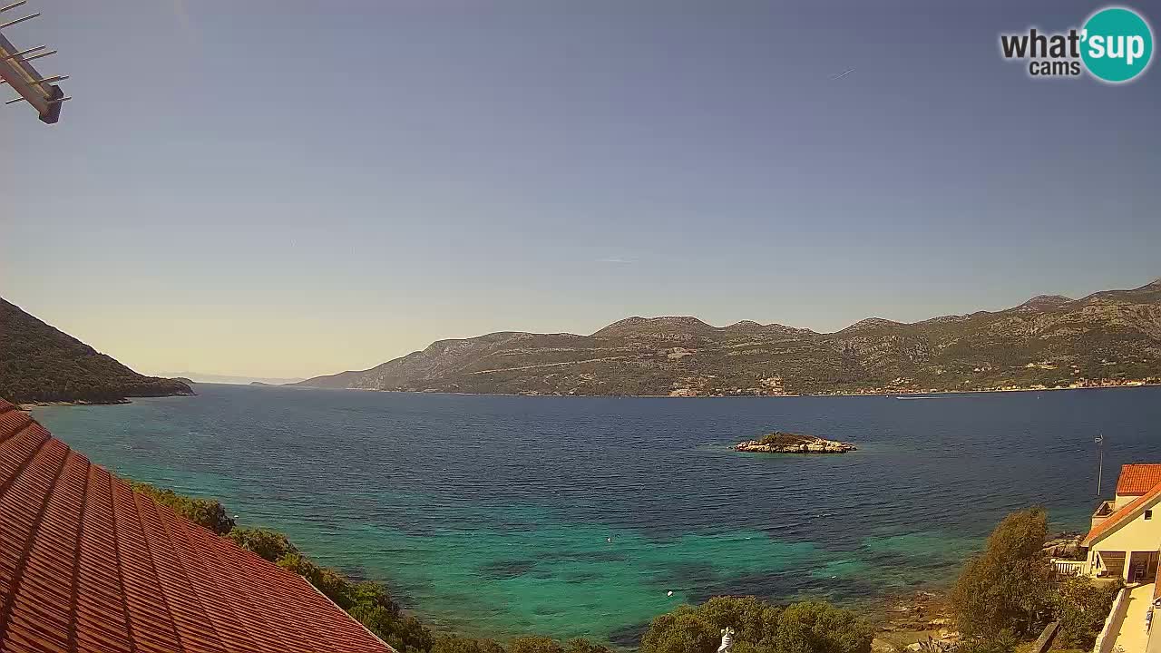 Live Korčula webcam – Tri Žala