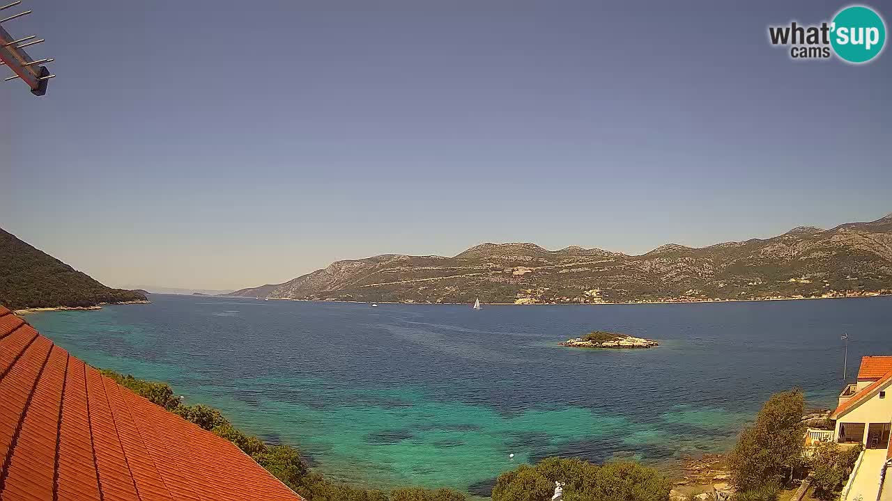Korčula webcam en direct – Tri Žala Pelješac