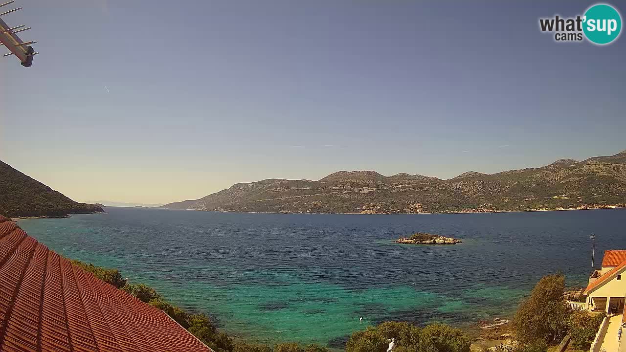 Korčula webcam en direct – Tri Žala Pelješac