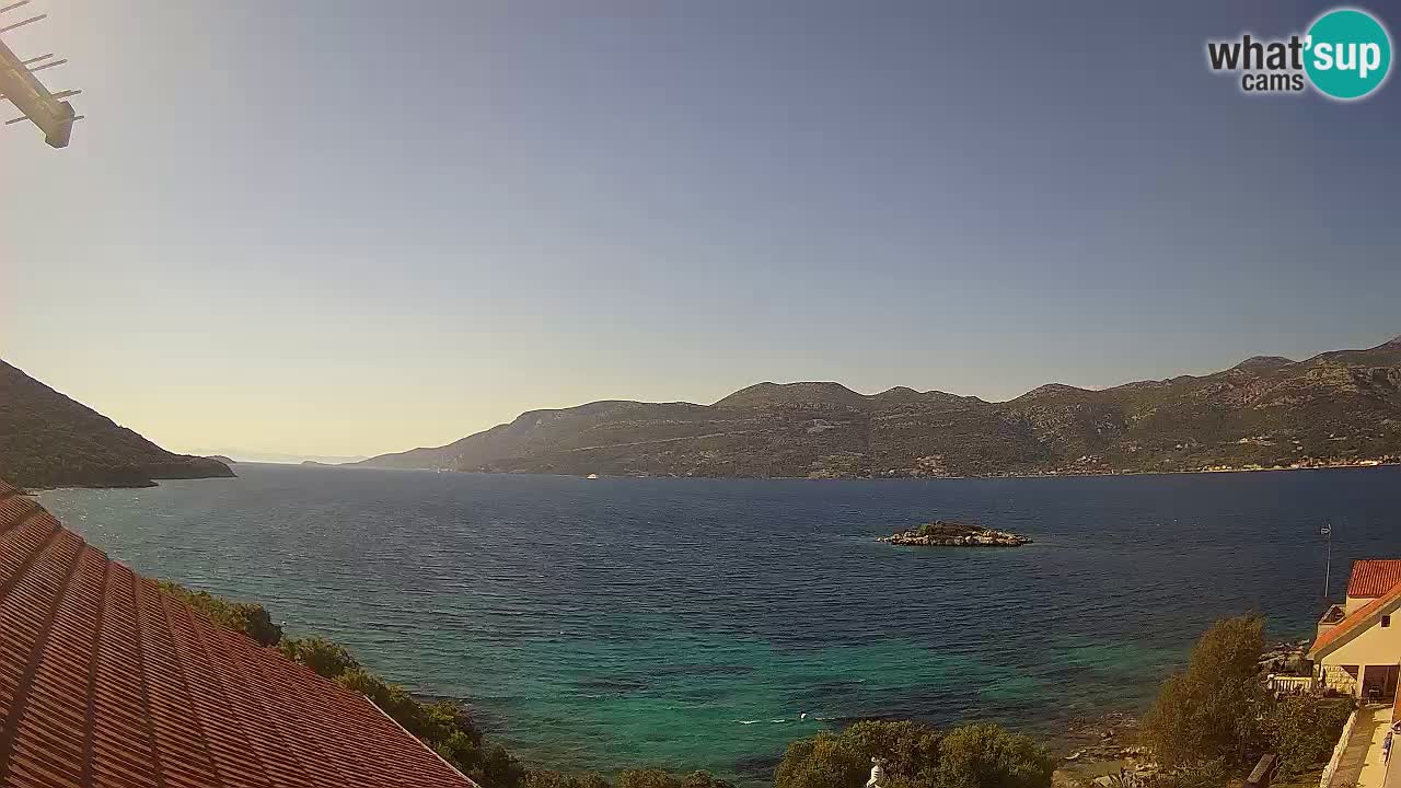 Korčula webcam en direct – Tri Žala Pelješac