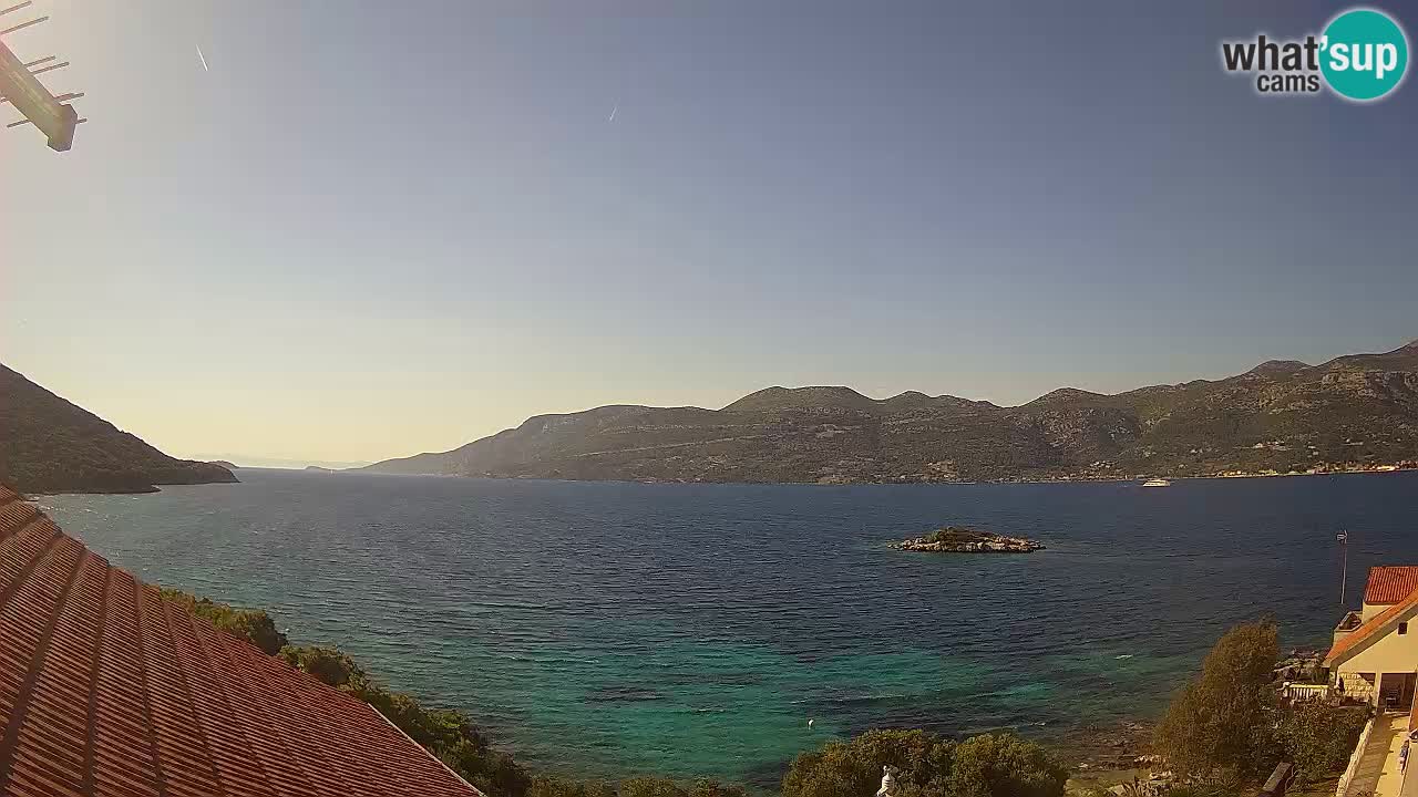 Korčula webcam en direct – Tri Žala Pelješac