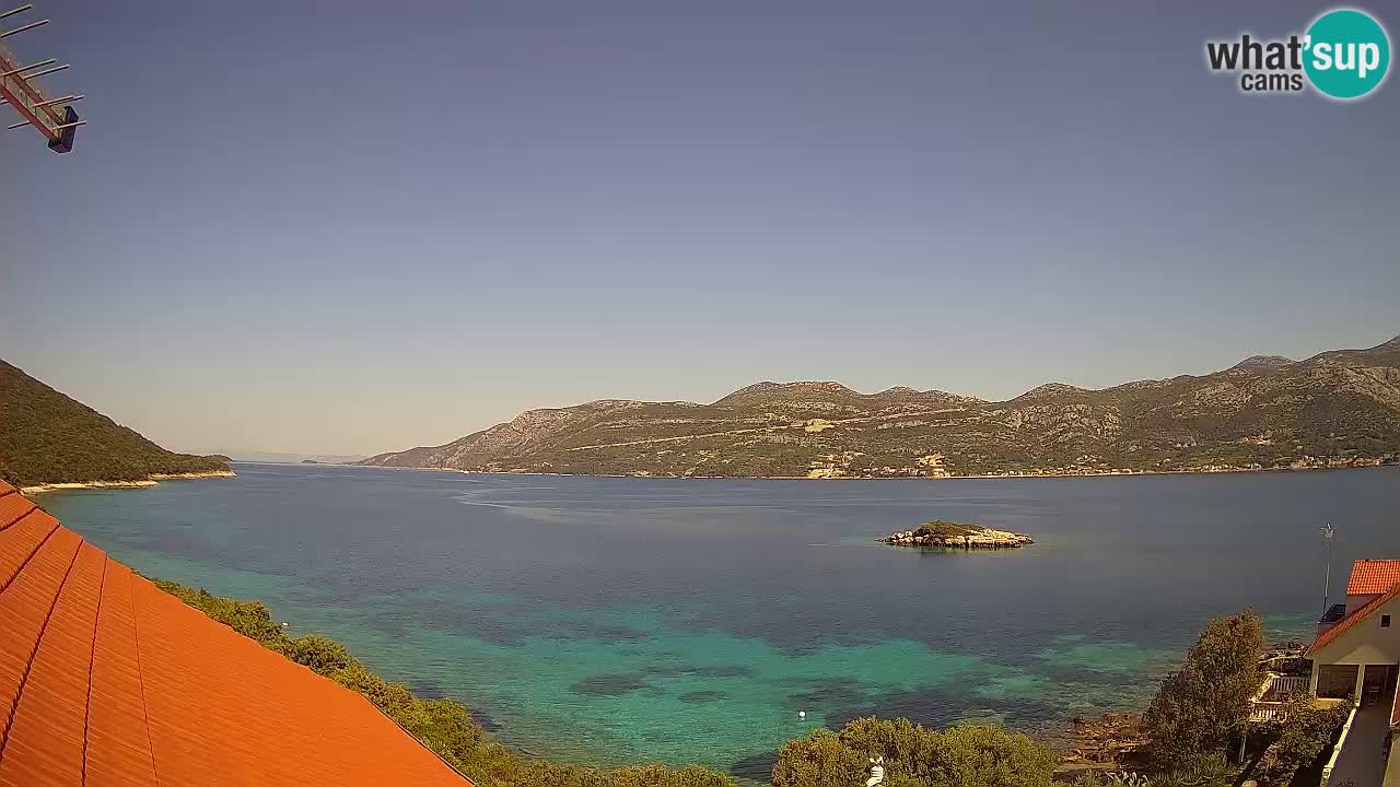 Korčula Web kamera Tri Žala