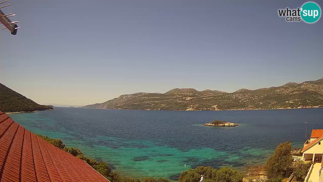 Live Korčula webcam – Tri Žala