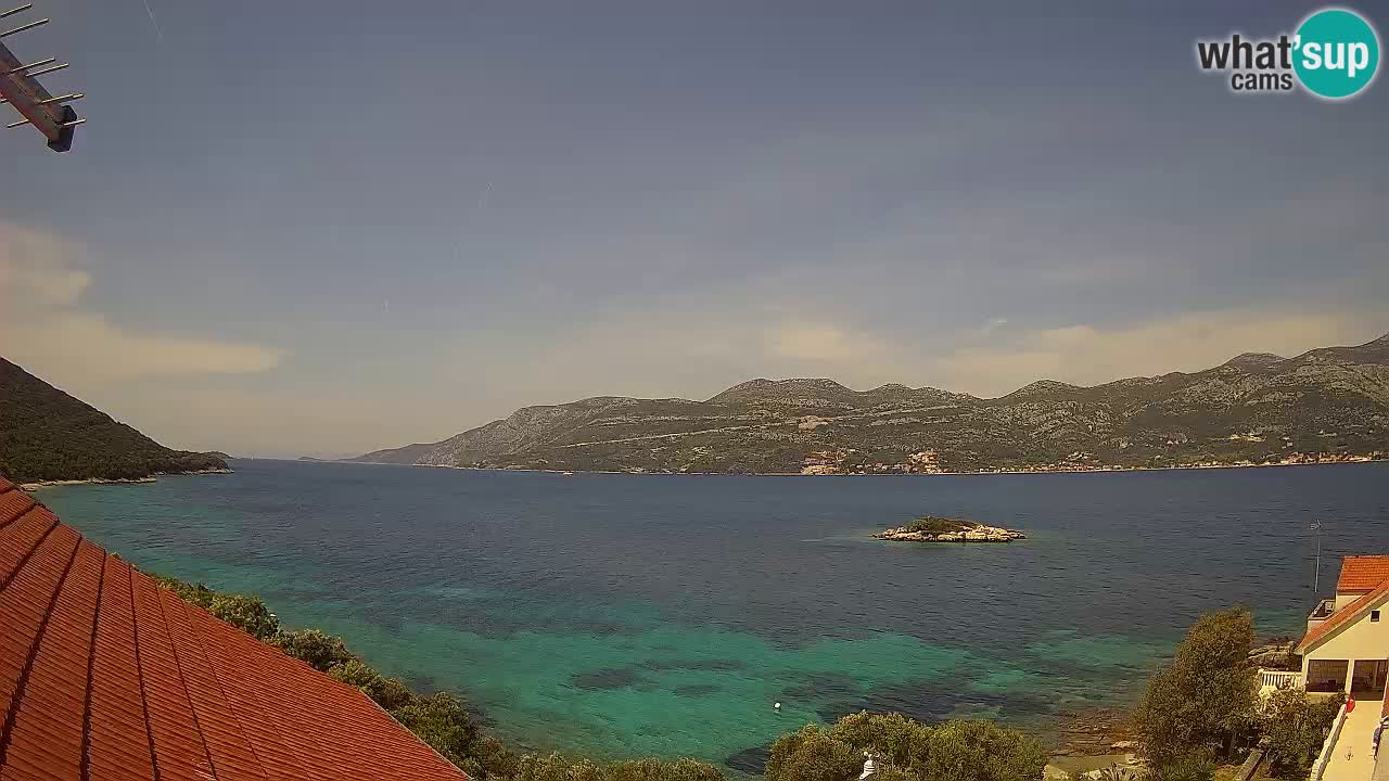 Live-Webcam Korčula Tri Žala – Pelješac