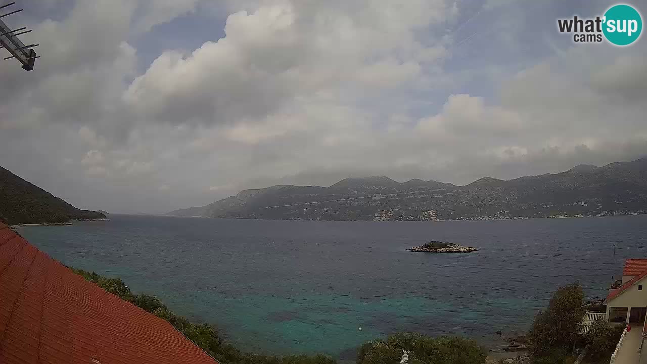 Korčula webcam en direct – Tri Žala Pelješac