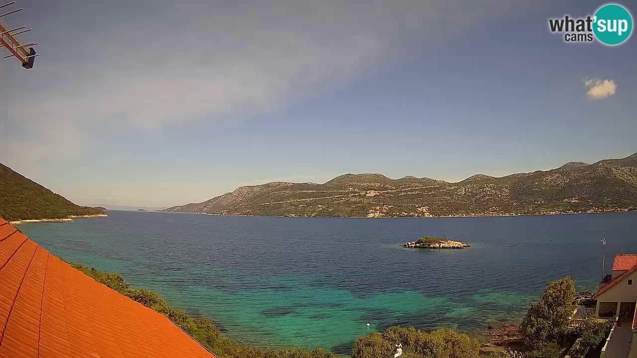Live Korčula webcam – Tri Žala