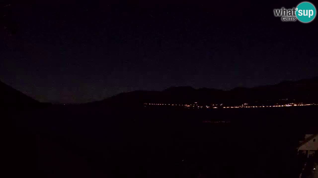 Korčula live webcam – Tri Žala panorama verso Pelješac