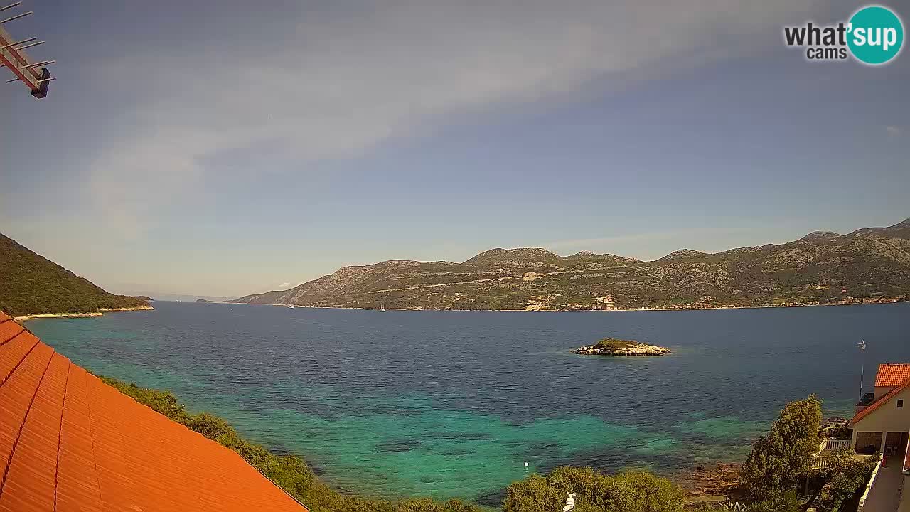Live-Webcam Korčula Tri Žala – Pelješac