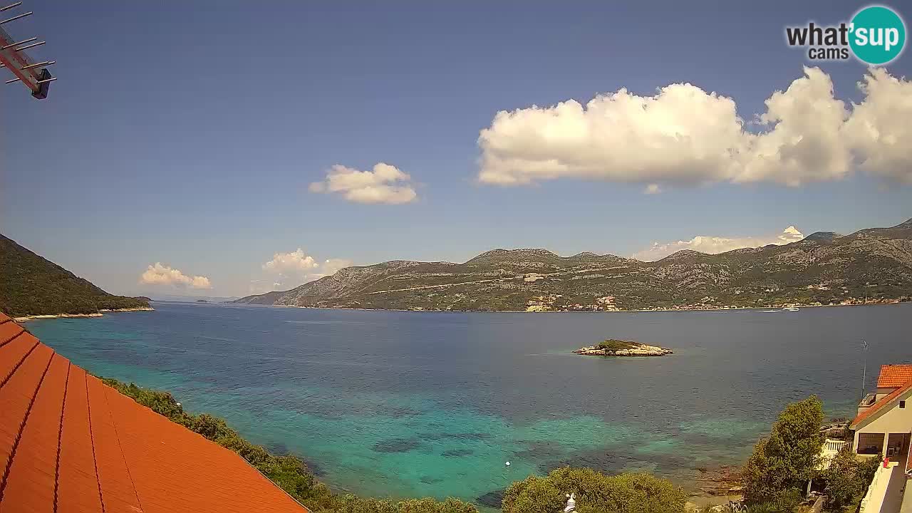 Korčula webcam en direct – Tri Žala Pelješac