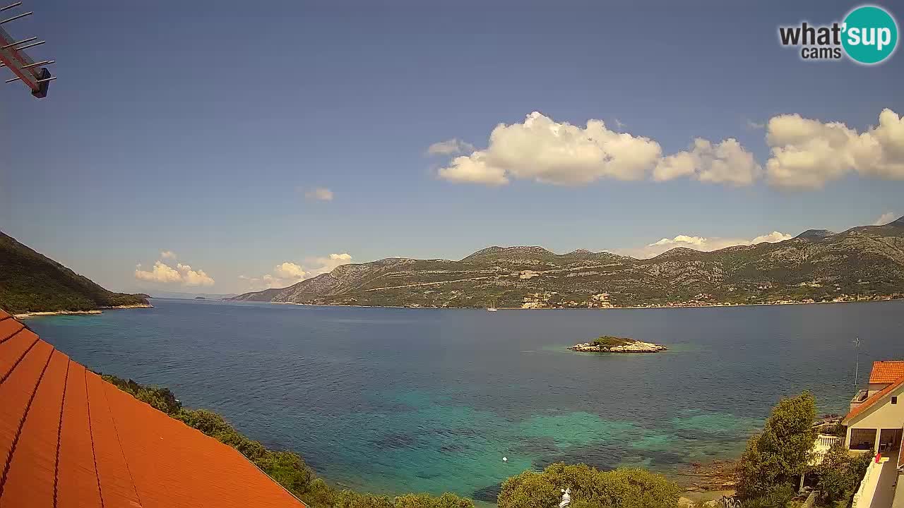 Live-Webcam Korčula Tri Žala – Pelješac