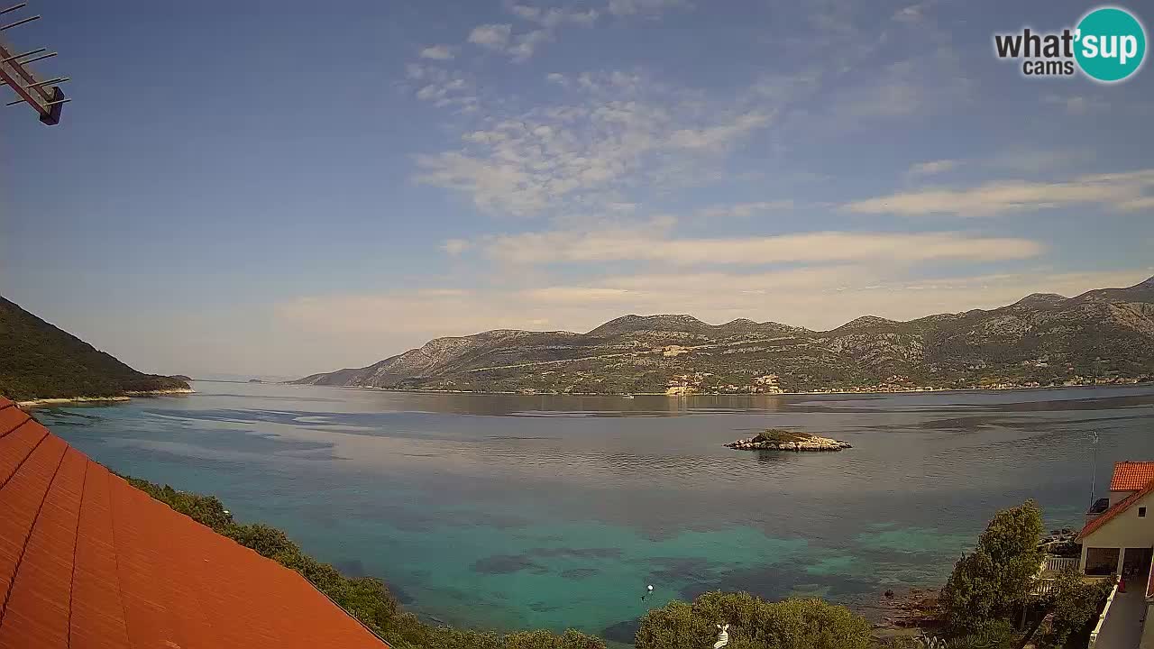 Live Korčula webcam – Tri Žala