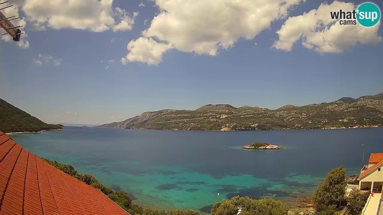 Korčula webcam en direct – Tri Žala Pelješac