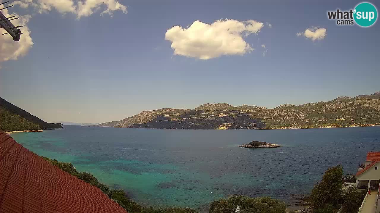 Live Korčula webcam – Tri Žala