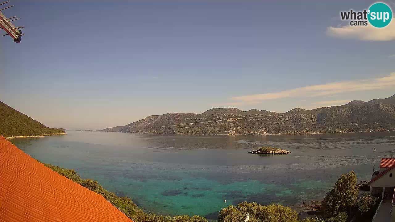 Live Korčula webcam – Tri Žala