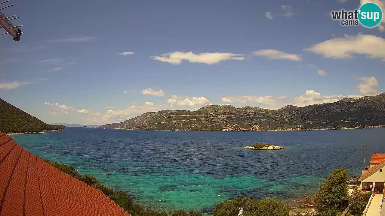 Live-Webcam Korčula Tri Žala – Pelješac