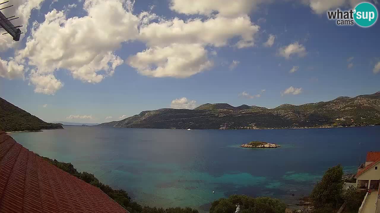 Korčula webcam en direct – Tri Žala Pelješac