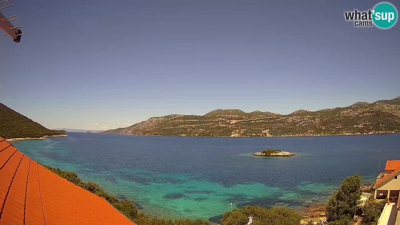 Live-Webcam Korčula Tri Žala – Pelješac