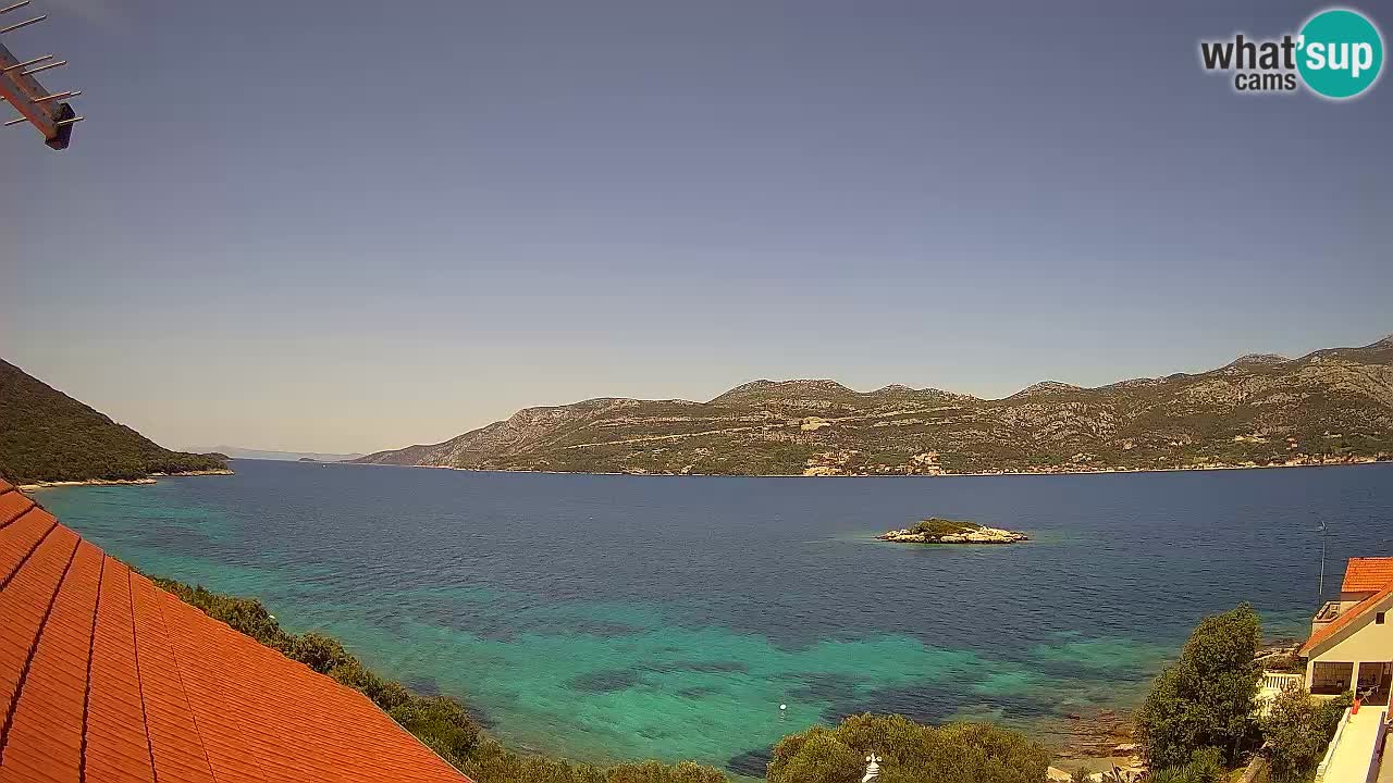 Live Korčula webcam – Tri Žala