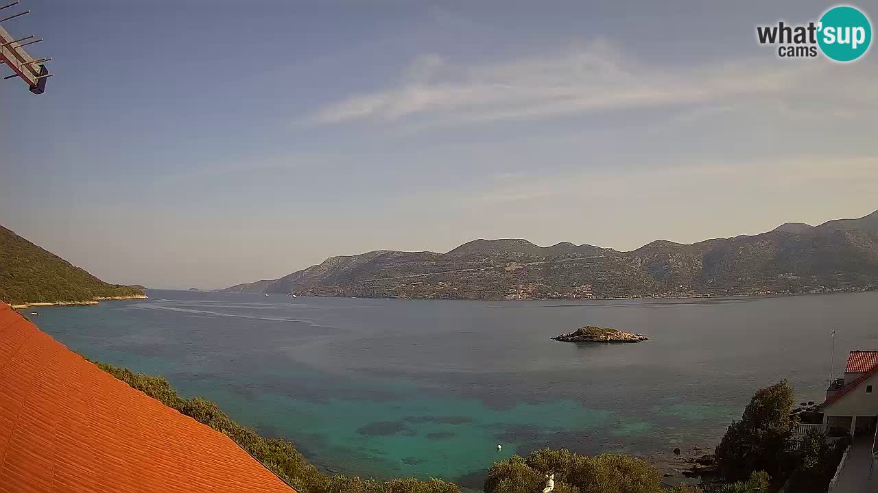 Korčula webcam en direct – Tri Žala Pelješac