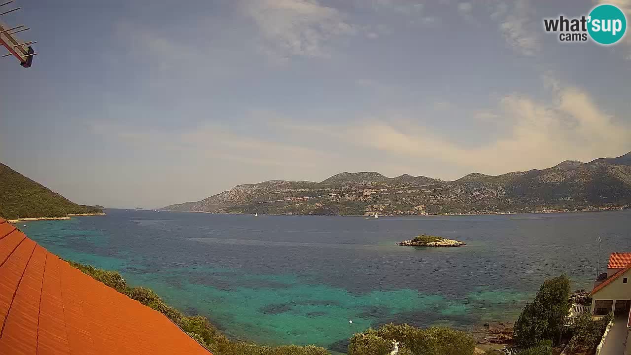 Korčula webcam en direct – Tri Žala Pelješac