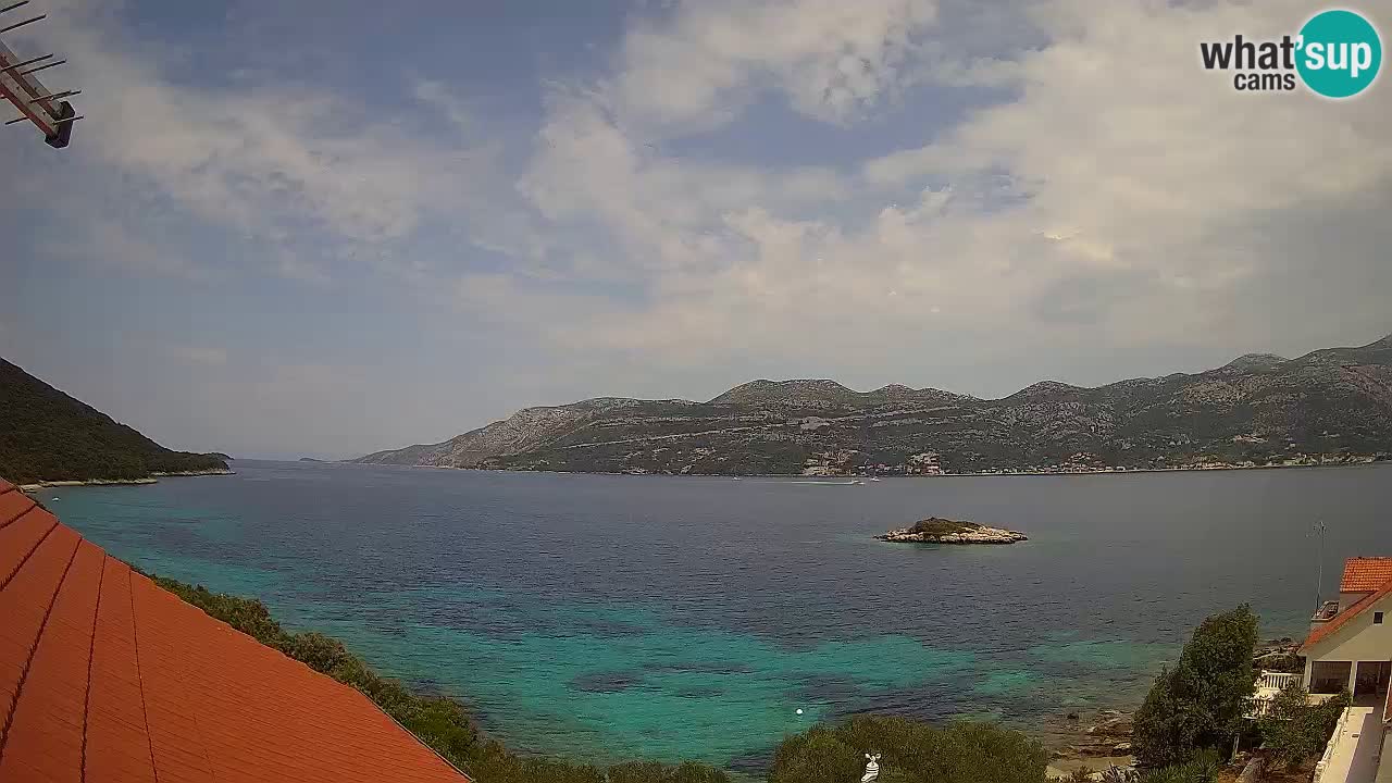Korčula webcam en direct – Tri Žala Pelješac