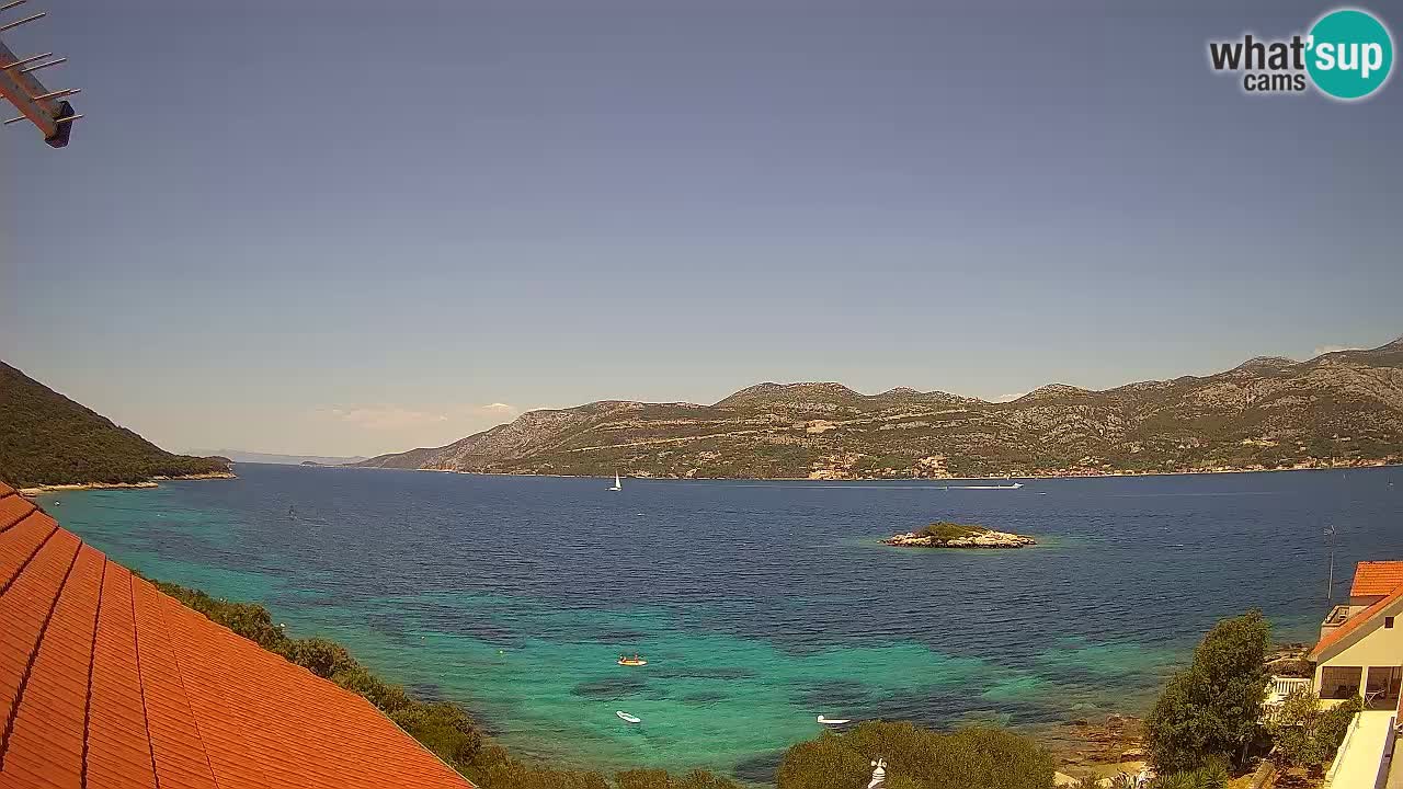 Live Korčula webcam – Tri Žala